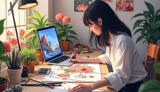 イラストレーターが特技を売って稼ぐ！ココナラ活用術で収入アップを実現