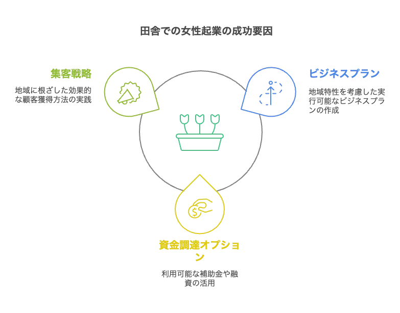 田舎起業の不安を解消！女性が知っておきたい失敗しないための３つのポイント